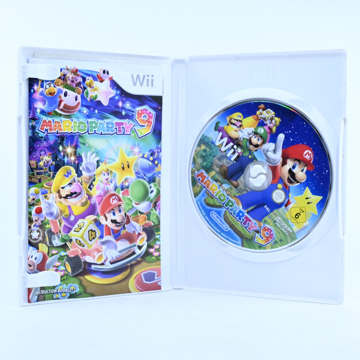 Mario Party 9 - Nintendo Wii Game + Manual - PAL - MINT DISC!