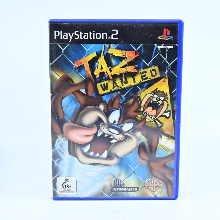 Taz Wanted - Sony Playstation 2 / PS2 Game + Manual - PAL - MINT DISC!