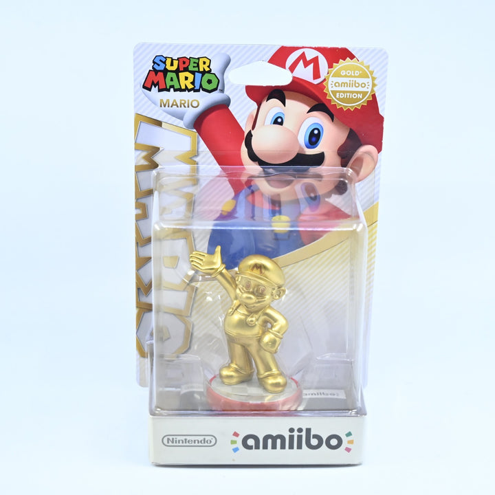 SEALED! Mario Gold Edition Amiibo - Super Mario - Nintendo - Toy