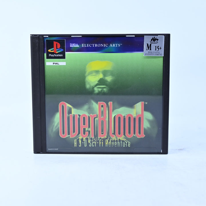 Overblood - Sony Playstation 1 / PS1 Game + Manual - PAL - MINT DISC!