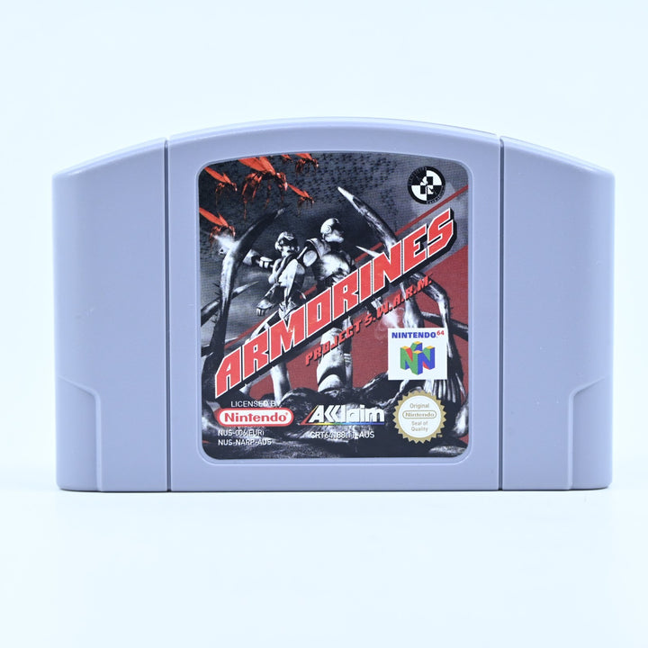 Armorines - Project Swarm - N64 / Nintendo 64 Boxed Game - PAL - FREE POST!