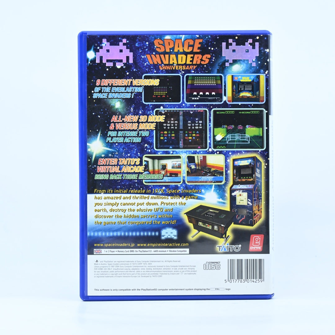 Space Invaders Anniversary - Sony Playstation 2 / PS2 Game + Manual - PAL