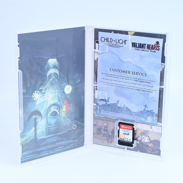 Child of Light + Valiant Hearts: The Great War - Nintendo Switch Game