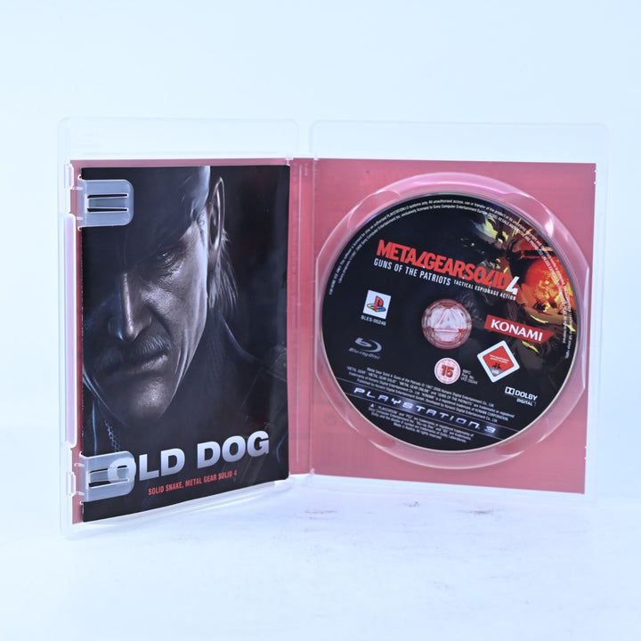Metal Gear Solid 4: Guns of the Patriots - PS3 Game + Manual - MINT DISC!