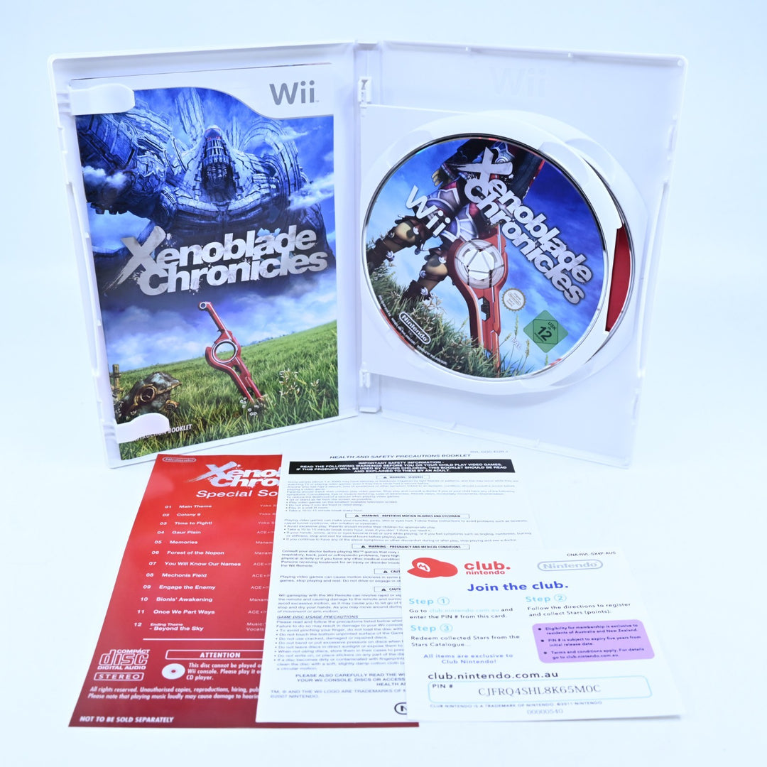Xenoblade Chronicles: Special Soundtrack Edition - Nintendo Wii Game + Manual