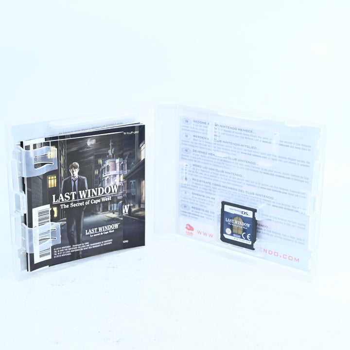 Last Window The Secret Of Cape West - Nintendo DS Game - PAL + Manual