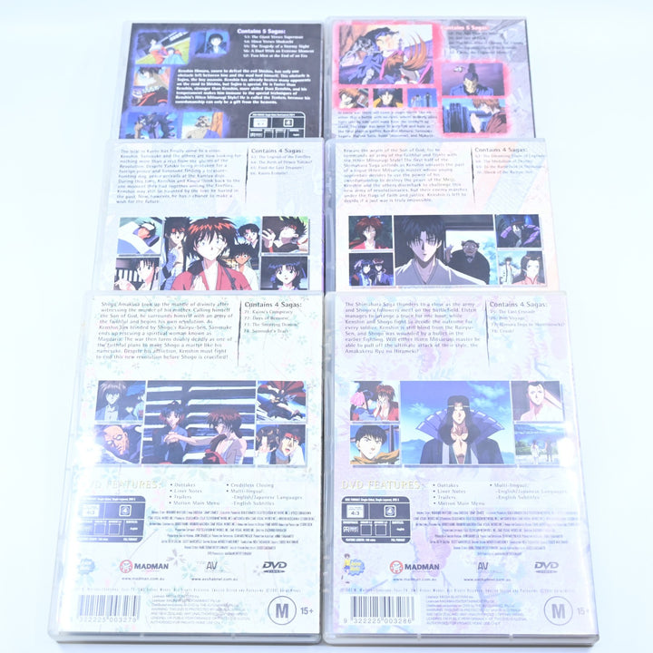 Rurouni Kenshin - Volumes 1 to 22 Complete - Region  4 - Anime DVDs