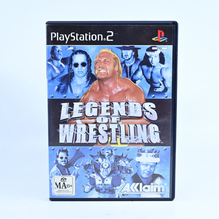 Legends of Wrestling - Sony Playstation 2 / PS2 Game + Manual - PAL - MINT DISC!