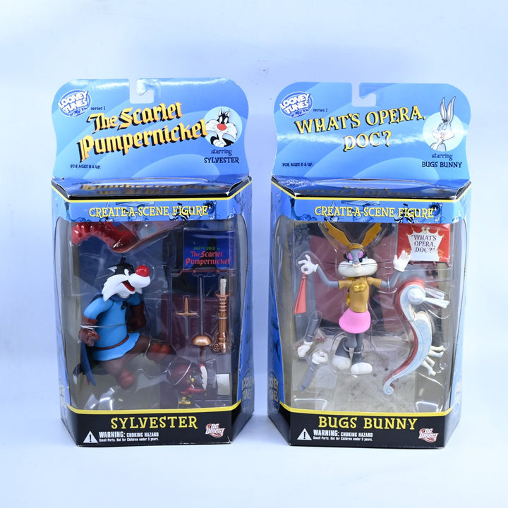 SEALED! Looney Tunes - Create-A-Scene Complete Series 1 Set - DC Direct Figure