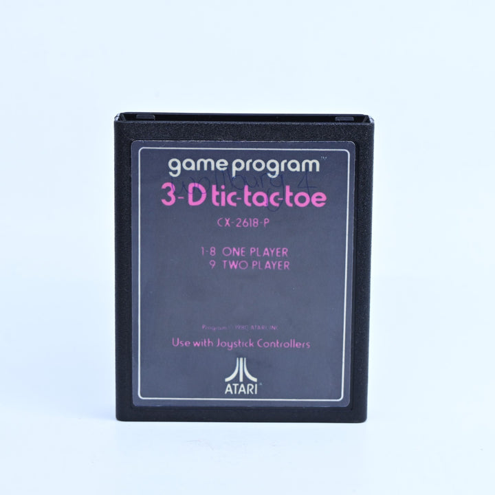 3D Tic-Tac-Toe - Atari 2600 Boxed Game - PAL - FREE POST!