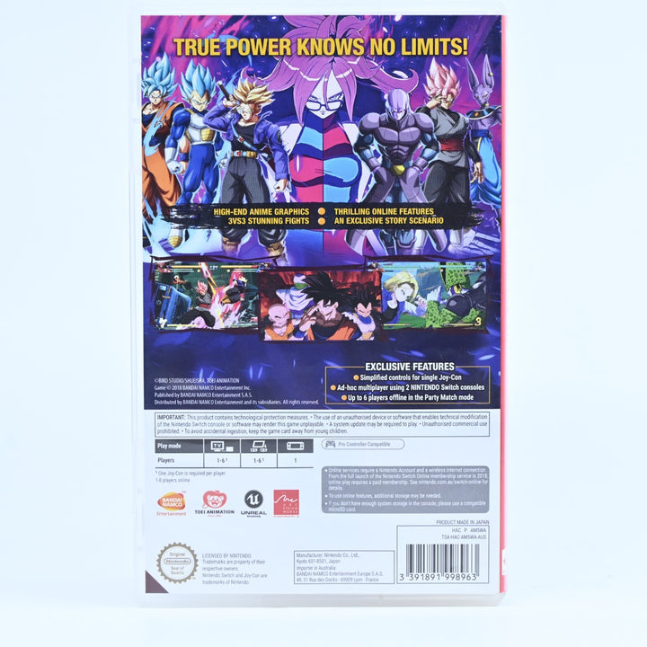 Dragon Ball Fighterz - Nintendo Switch Game - FREE POST!