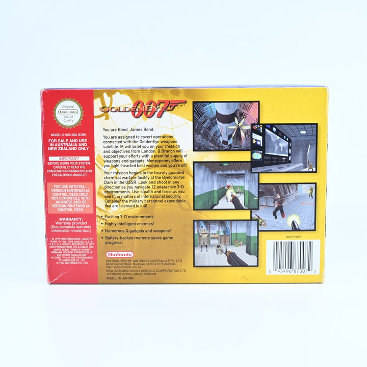 GoldenEye 007 - N64 / Nintendo 64 Boxed Game - PAL - FREE POST!