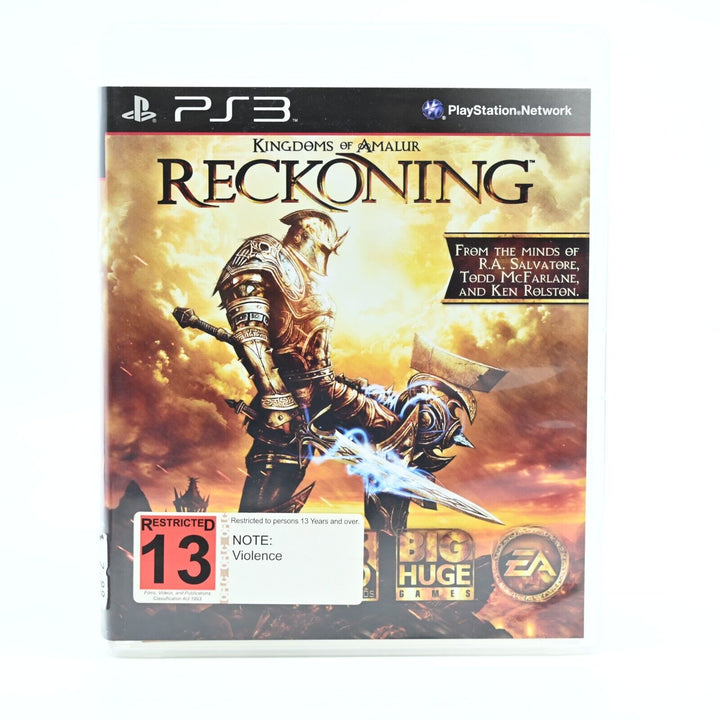 Kingdoms of Amalur: Reckoning - Sony Playstation 3 Game + Manual - FREE POST