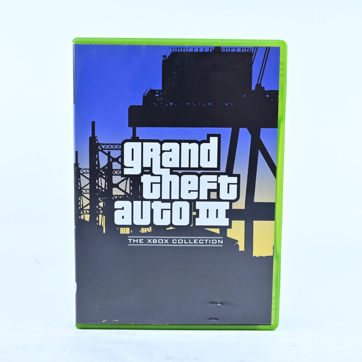 Grand Theft Auto III - Original Xbox Game + Manual + Map - PAL - MINT DISC!