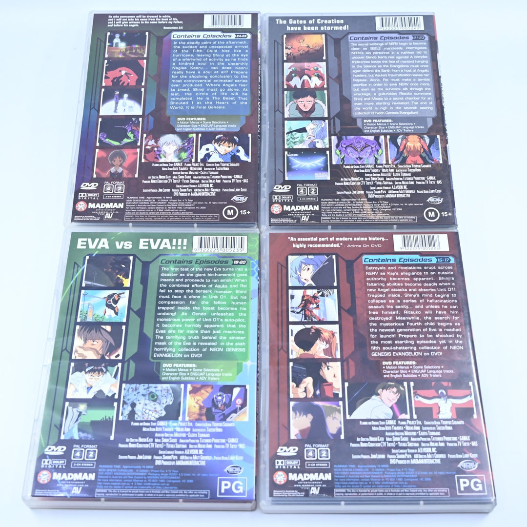 Neon Genesis Evangelion - Volumes 1 to 8 + Movies - Anime DVDs