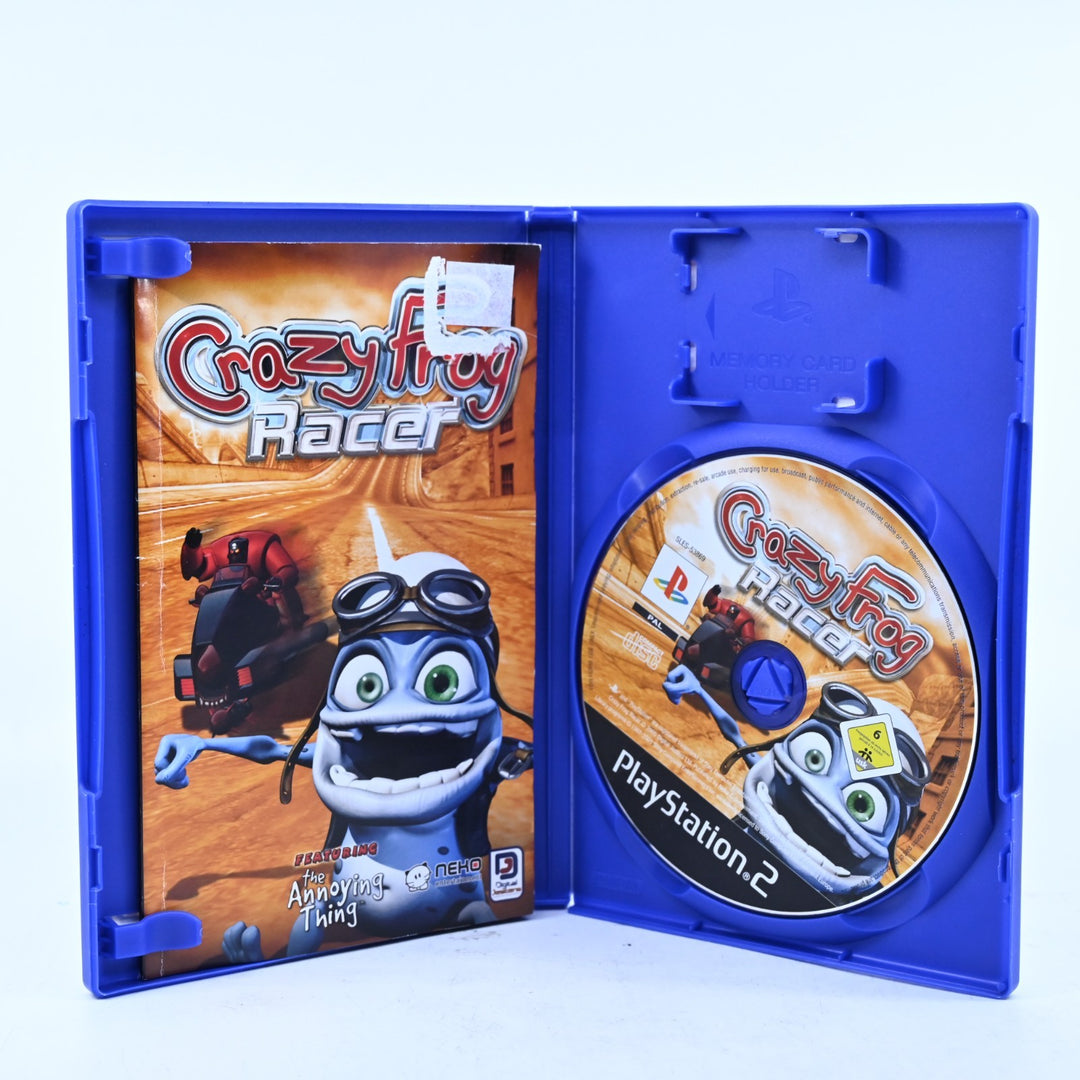 Crazy Frog Racer - Sony Playstation 2 / PS2 Game + Manual - PAL - MINT DISC!