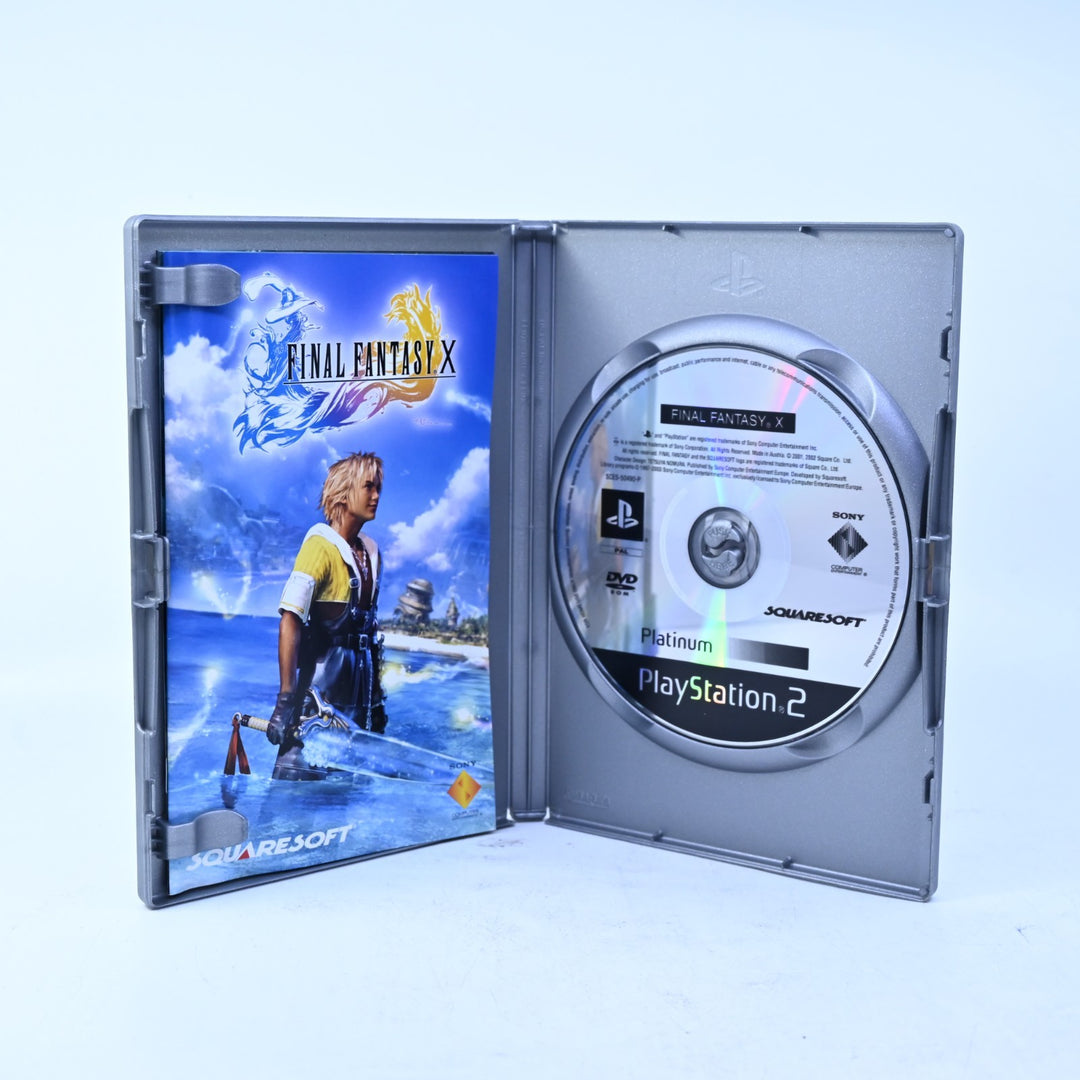 Final Fantasy X - Sony Playstation 2 / PS2 Game + Manual - PAL - MINT DISC!