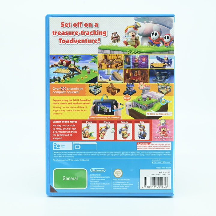Captain Toad: Treasure Tracker - Nintendo Wii U Game - PAL - FREE POST!