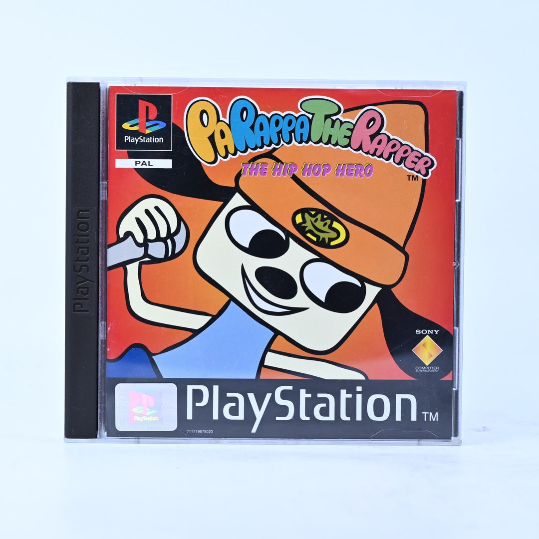 PaRappa The Rapper - Sony Playstation 1 / PS1 Game + Manual - PAL - MINT DISC