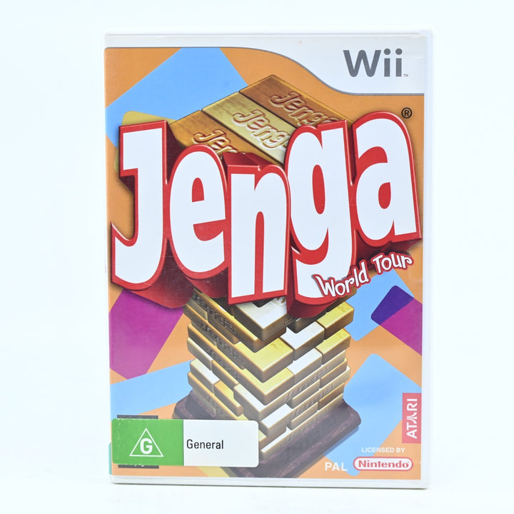 Jenga World Tour - Nintendo Wii Game + Manual - PAL - FREE POST!