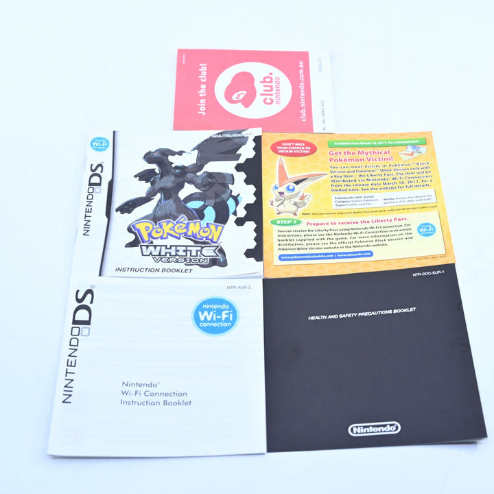Pokemon White Version - Nintendo DS Game - PAL + Manual - FREE POST!