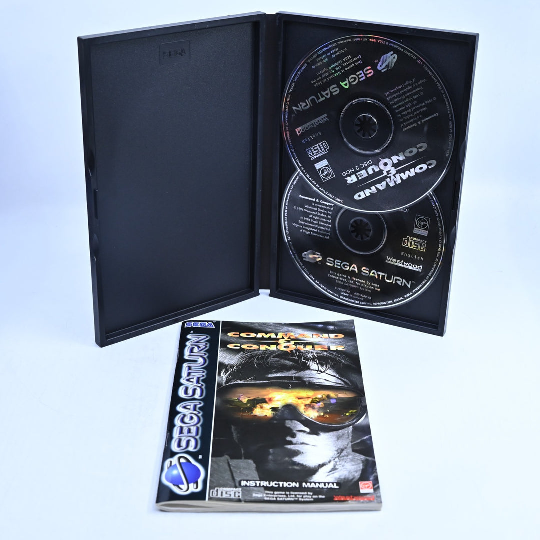 Command & Conquer - Sega Saturn Game + Manual - PAL - FREE POST!
