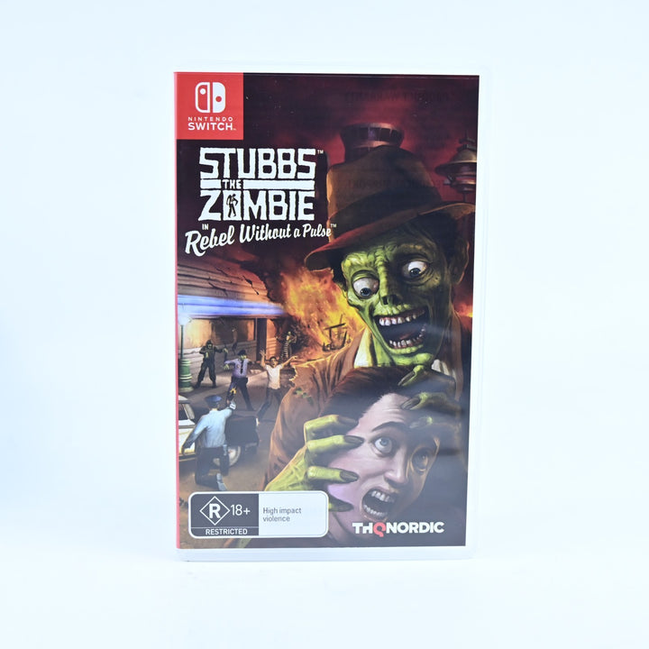 Stubbs The Zombie: In Rebel Without a Pulse - Nintendo Switch Game - FREE POST!