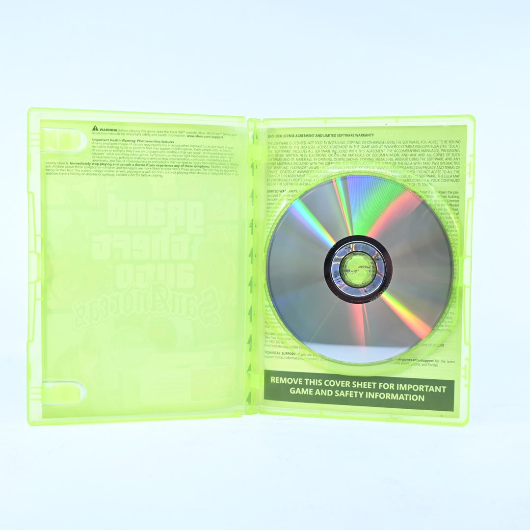 Grand Theft Auto: San Andreas - Xbox 360 Game - No Map - No Manual - PAL