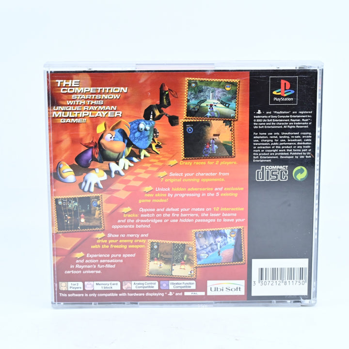 Rayman Rush - Sony Playstation 1 / PS1 Game + Manual - PAL - MINT DISC!