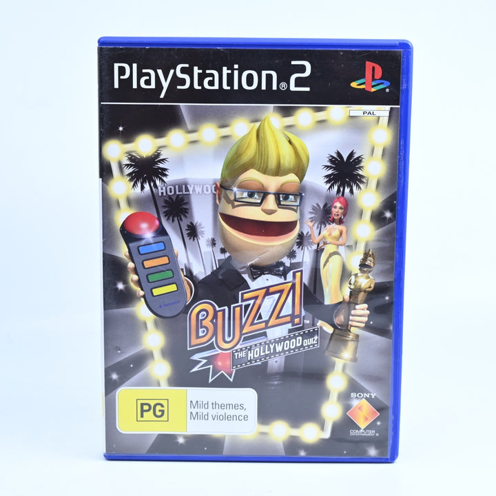 Buzz! The Hollywood Quiz - PS2 Game + Manual - PAL - MINT DISC!