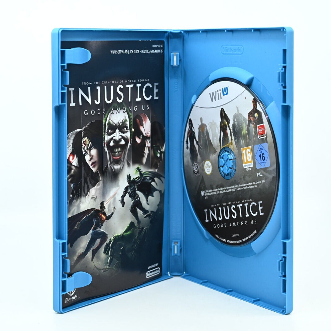 Injustice: Gods Among Us - Nintendo Wii U Game + Manual - PAL - MINT DISC!