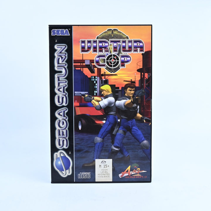 Virtua Cop - Sega Saturn Game + Manual - PAL - MINT DISC!