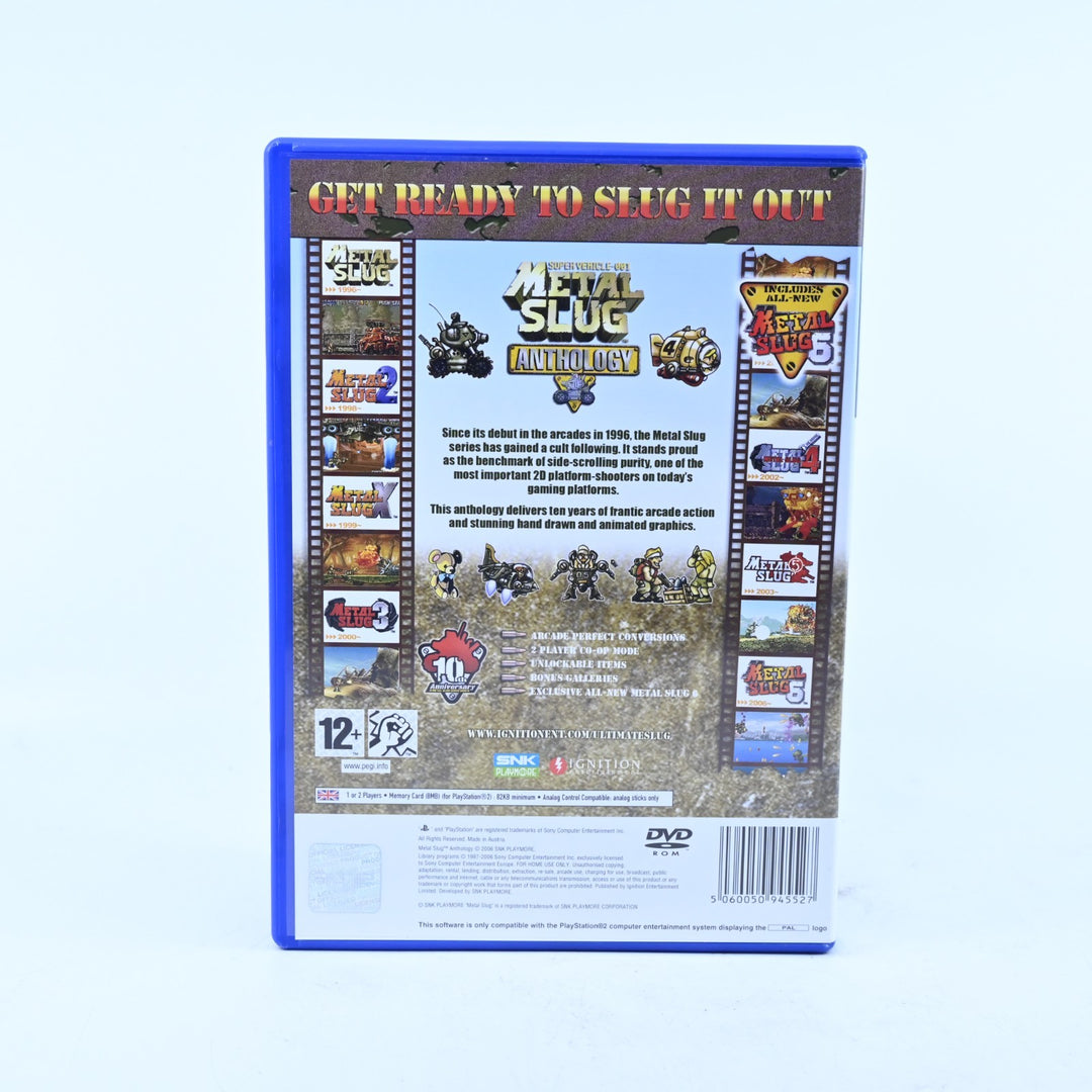 Metal Slug Anthology - Sony Playstation 2 / PS2 Game + Manual - PAL - MINT DISC!