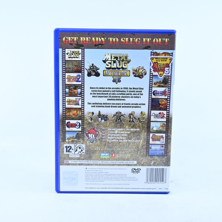 Metal Slug Anthology - Sony Playstation 2 / PS2 Game + Manual - PAL - MINT DISC!