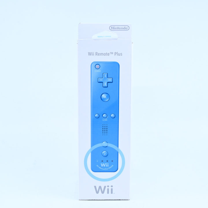 Blue Wii Remote + Motion Plus - Nintendo Wii Accessory - FREE POST! Wiimote
