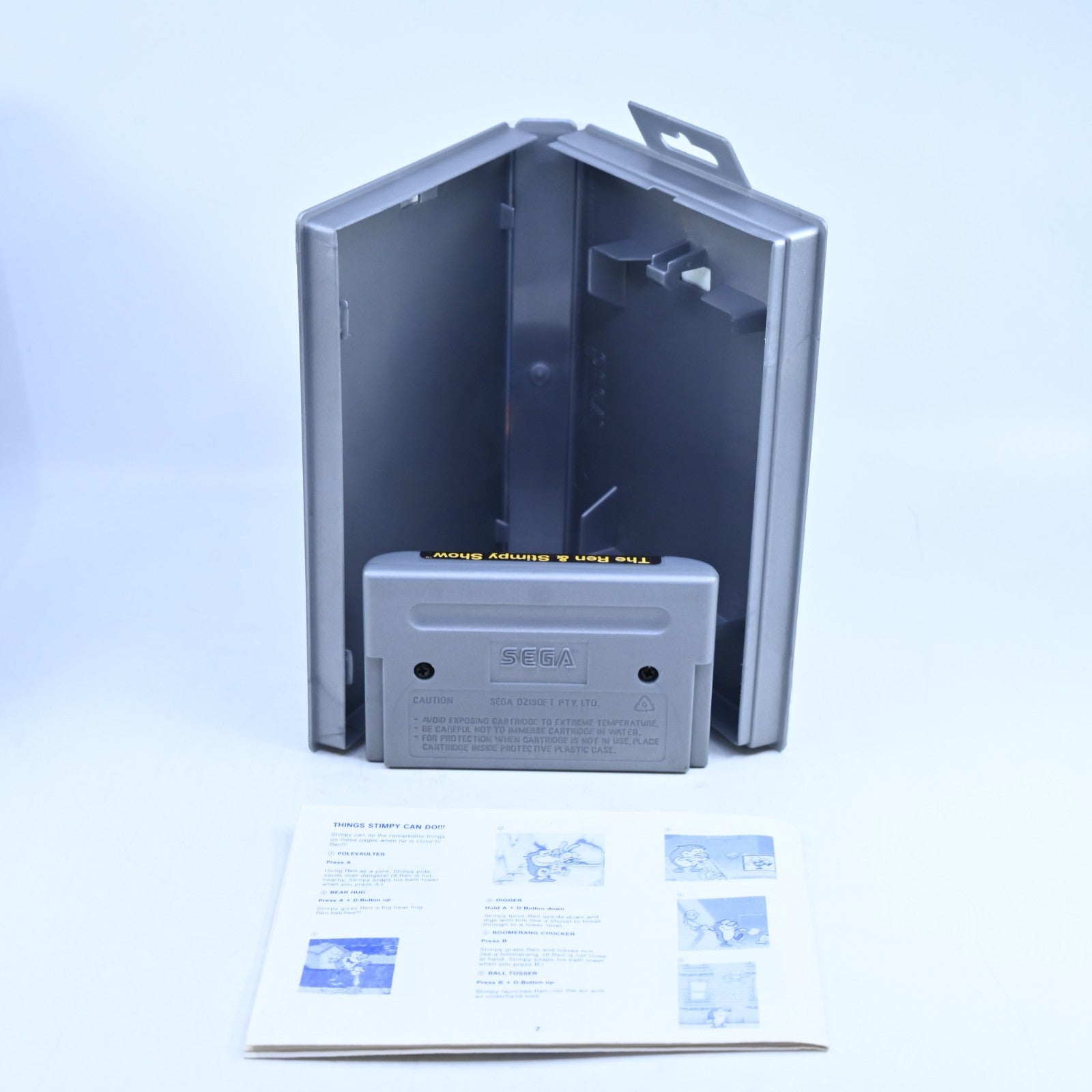 The Ren & Stimpy Show: Stimpy's Invention - Sega Mega Drive Game + Man ...