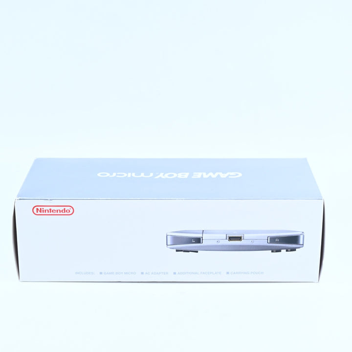 OXY-001 Silver - Nintendo Gameboy Micro Boxed Console - FREE POST!