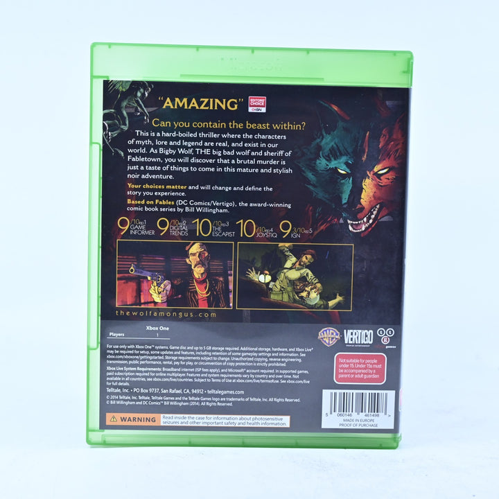 The Wolf Among Us - A Telltale Games Series - Xbox One Game - PAL - FREE POST!
