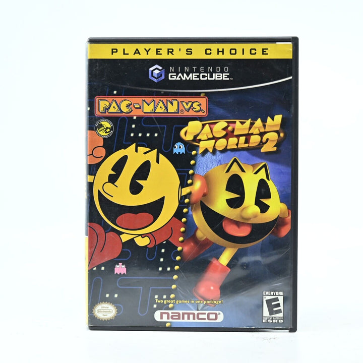 Pac-Man vs Pac-Man World 2 - No Manual - Nintendo Gamecube Game - NTSC