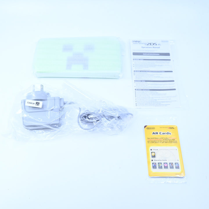 UNUSED! Minecraft Creeper Edition - New Nintendo 2DS XL Boxed Console - AUS PAL