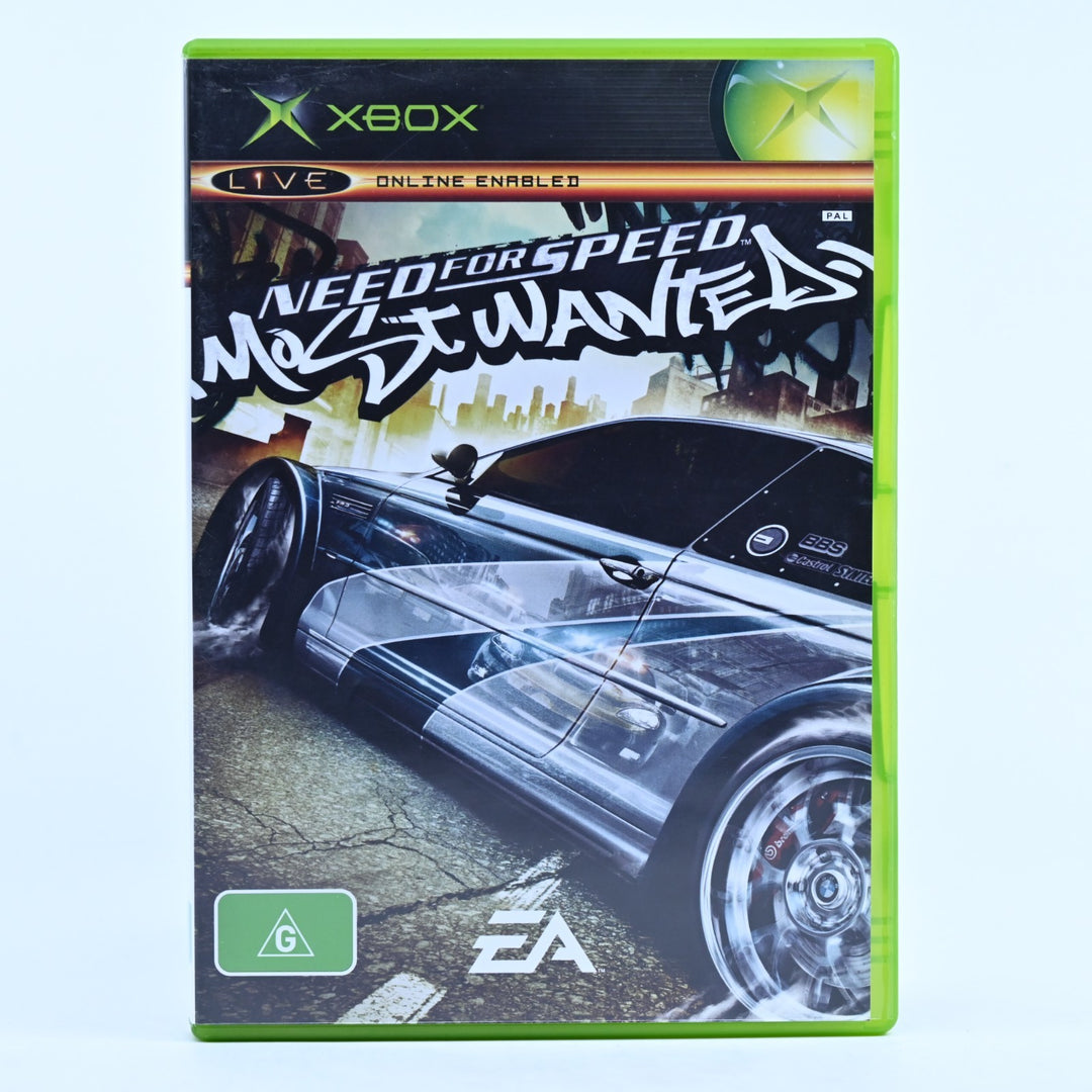Need for Speed Most Wanted - Original Xbox Game + Manual - PAL - MINT DISC!