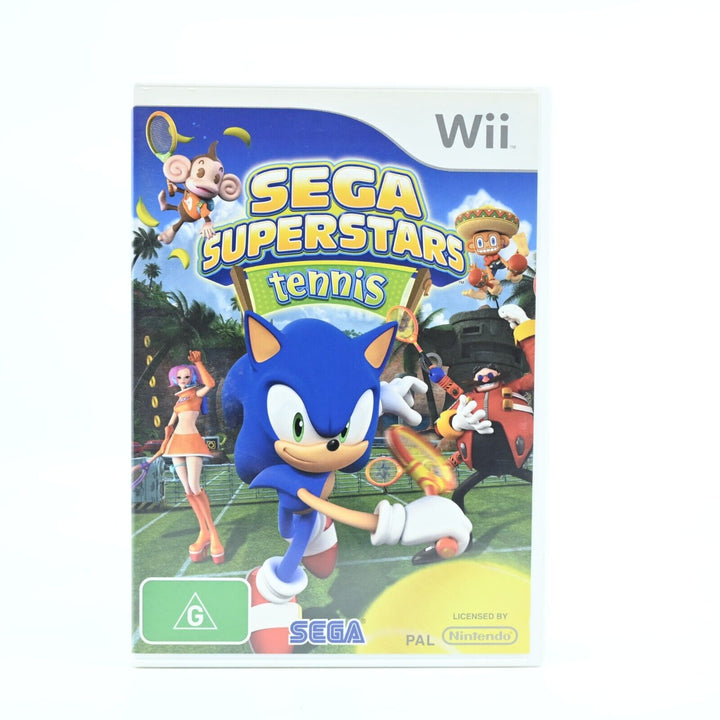 Sega Superstars Tennis - Nintendo Wii Game + Manual - PAL - FREE POST!