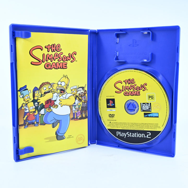 The Simpsons Game - Sony Playstation 2 / PS2 Game + Manual - PAL - MINT DISC!