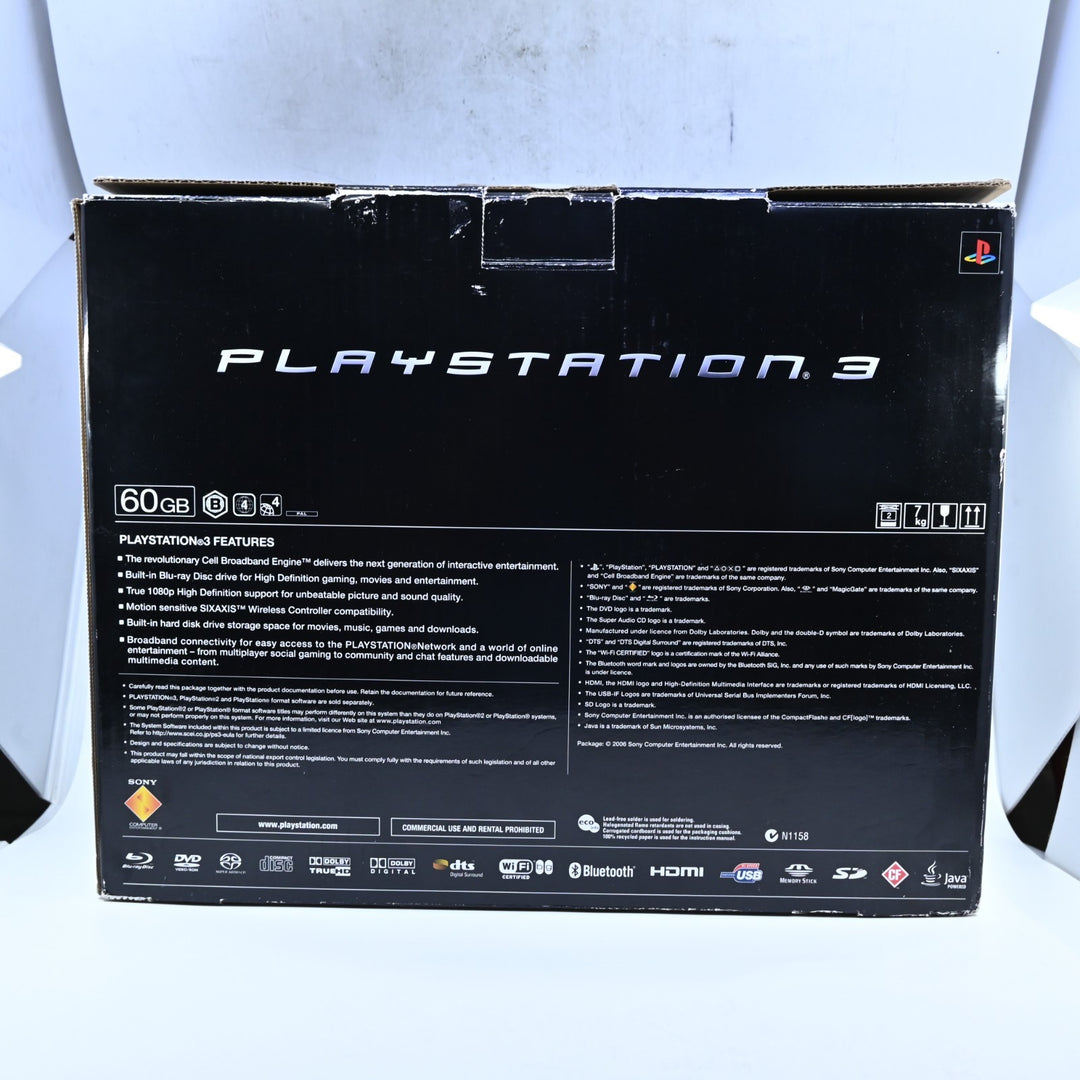 Backwards Compatible - Sony Playstation 3 / PS3 Boxed Console - PAL - 60GB