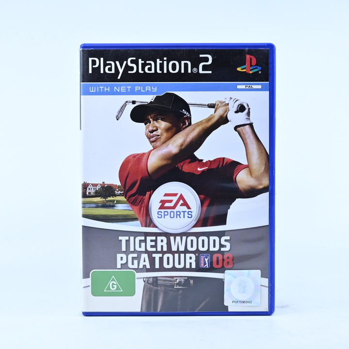 Tiger Woods PGA Tour 08 - Ex-Rental - Sony Playstation 2 / PS2 Game - PAL