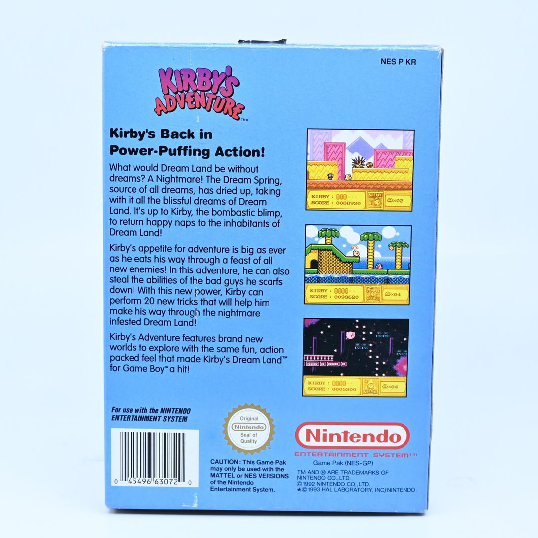 Kirby's Adventure - Nintendo Entertainment System / NES Boxed Game - PAL