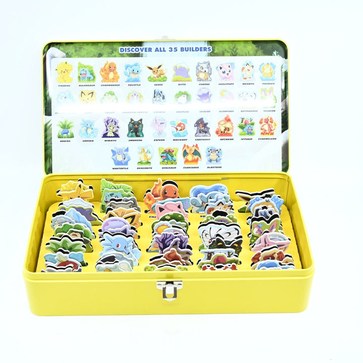 COMPLETE! Coles Builders Pokemon Collectors Case - Toy