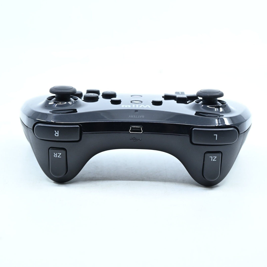 Black Wii U Pro Controller - Nintendo Wii U Accessory - PAL - FREE POST!