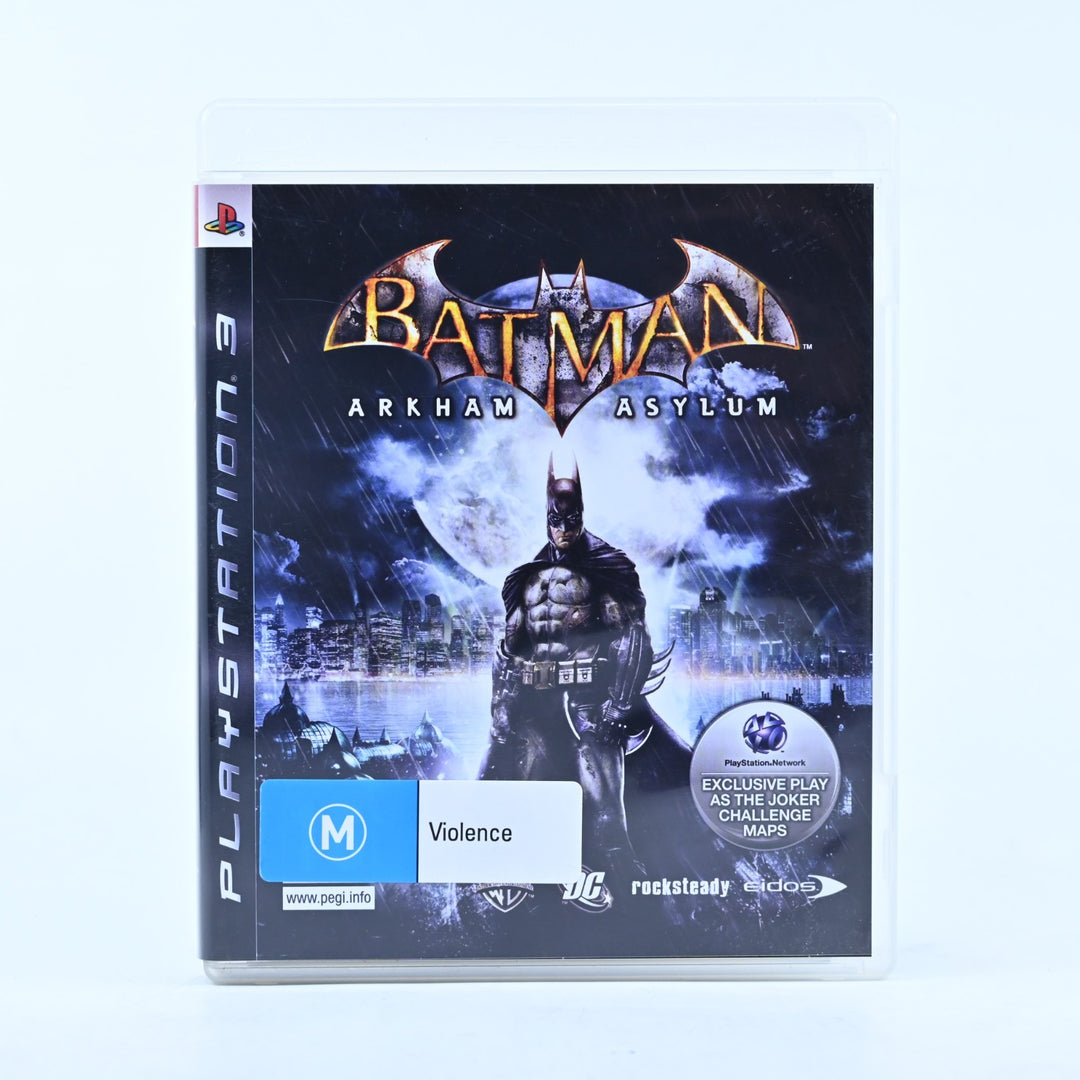 Batman: Arkham Asylum - Sony Playstation 3 / PS3 Game + Manual - MINT DISC!