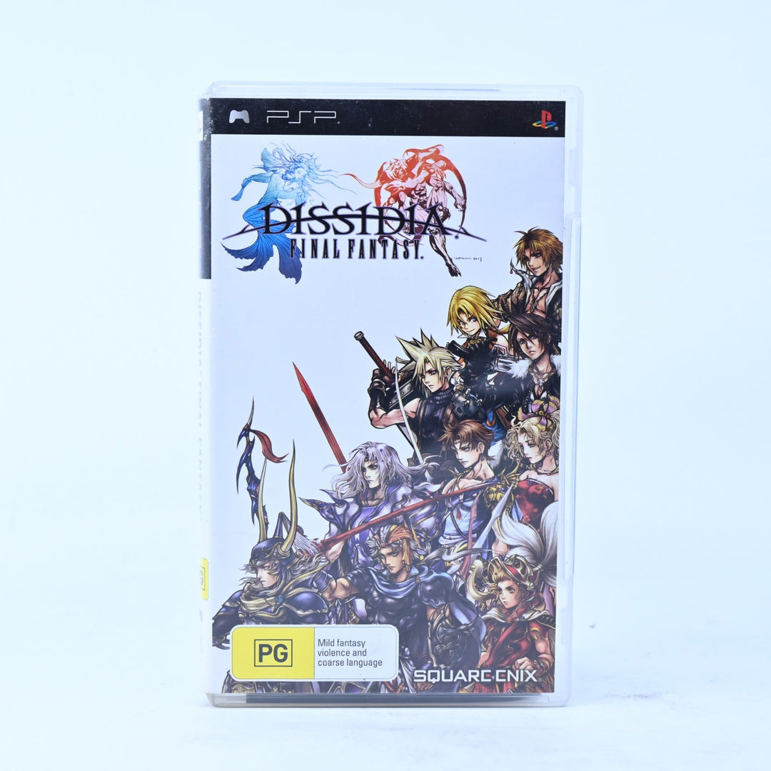 Dissidia Final Fantasy - Sony PSP Game + Manual - FREE POST!